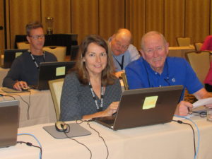 Wanda Barnett and Mike Snell from Rutherford County Public Schools