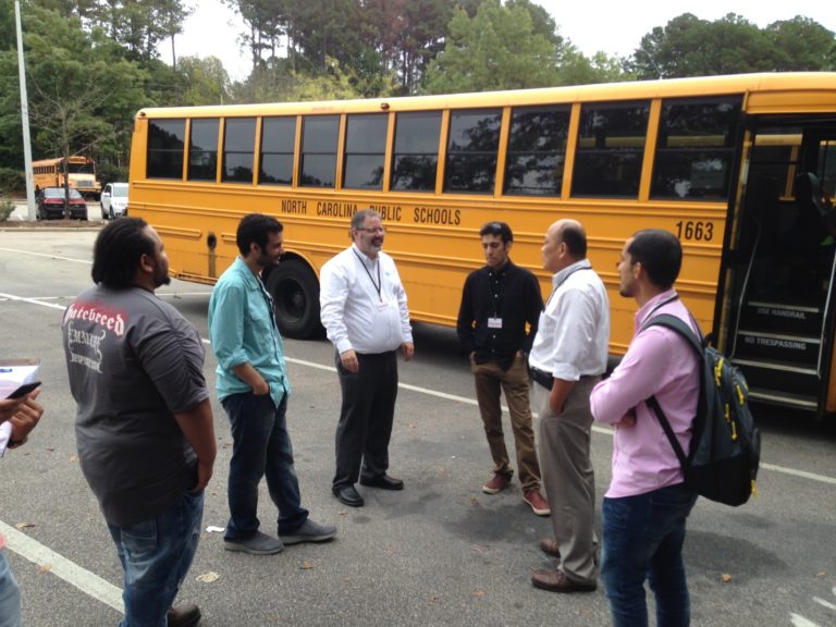 Photo: Edulog visits Brunswick County (NC) Schools