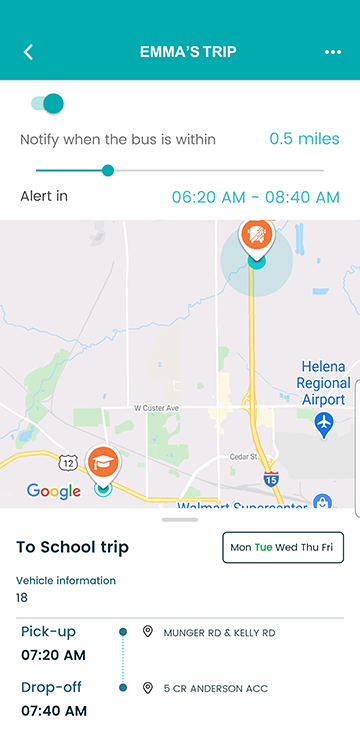 Parent Portal: Trip to School