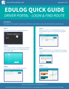 Driver Portal Route Sheet Quick Guide1